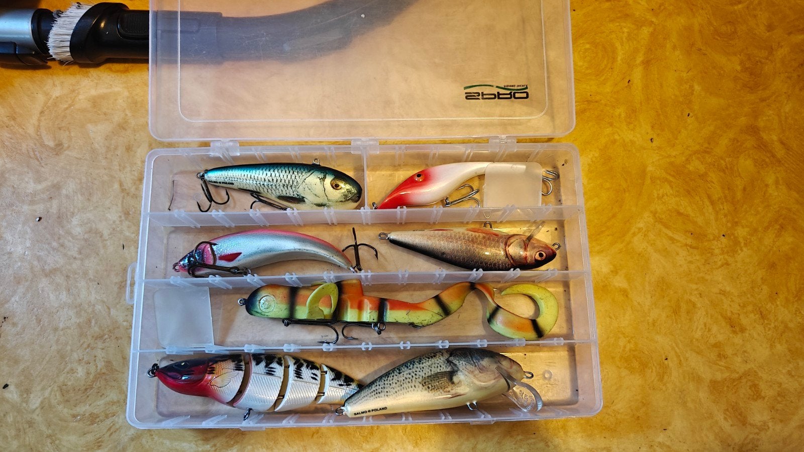 doos kunstaas, Westin, salmo, spigg, Ophalen of Verzenden, Gebruikt, Overige typen
