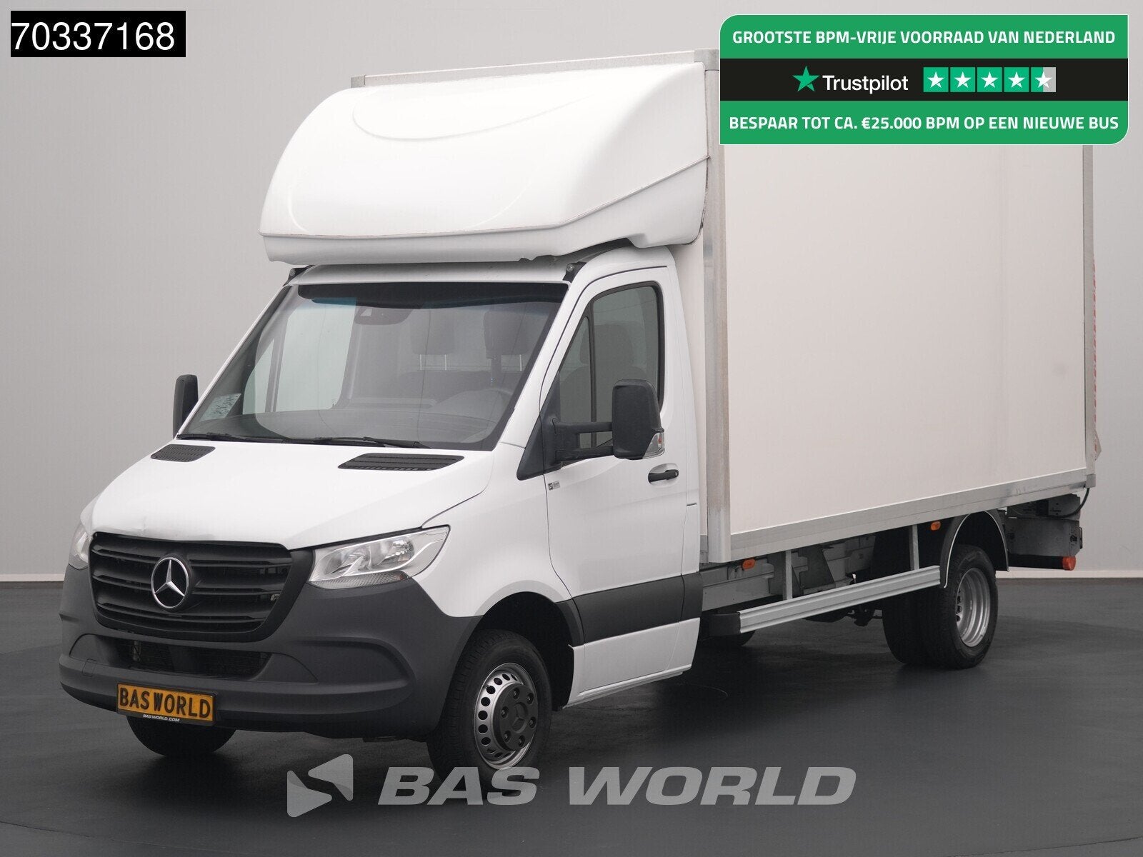 Mercedes Sprinter 515 CDI Automaat Bakwagen Laadklep Dubbell, Auto's, Automaat, Gebruikt, 4 cilinders, Wit