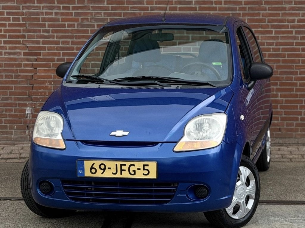 Chevrolet Matiz 0.8 Style |Airco |Stuurbkr |Nieuwe APK |NAP, Gebruikt, Blauw, Origineel Nederlands, Bedrijf