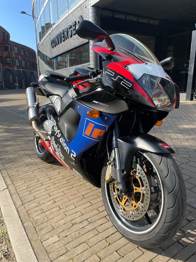 Aprilia RSV mille 2003, 2 cilinders, Sportuitlaat, Occasion, Motorrijbewijs A