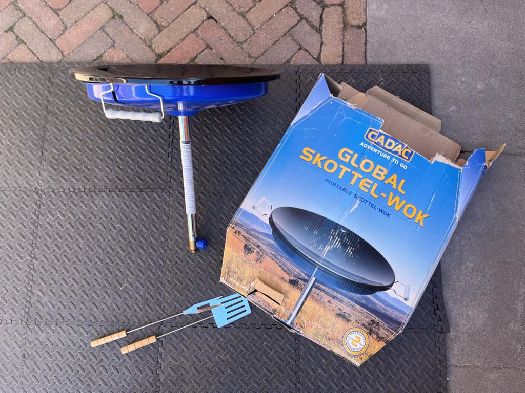 Cadac Global Skottel-wok - Draagbare Skottelbraai, Tuin en Terras, Gasbarbecues, Ophalen, Gebruikt