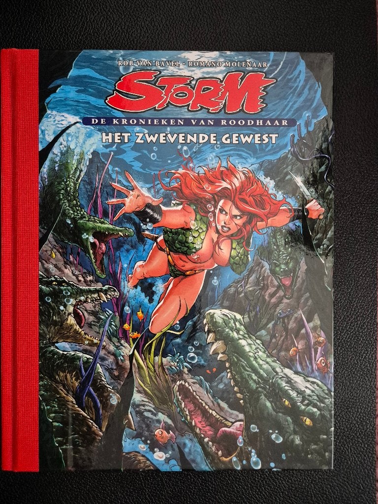 Storm Het zwevende gewest luxe editie uit 2018 + portfolio, Boeken, Romano Molenaar, Eén stripboek, Ophalen of Verzenden, Zo goed als nieuw