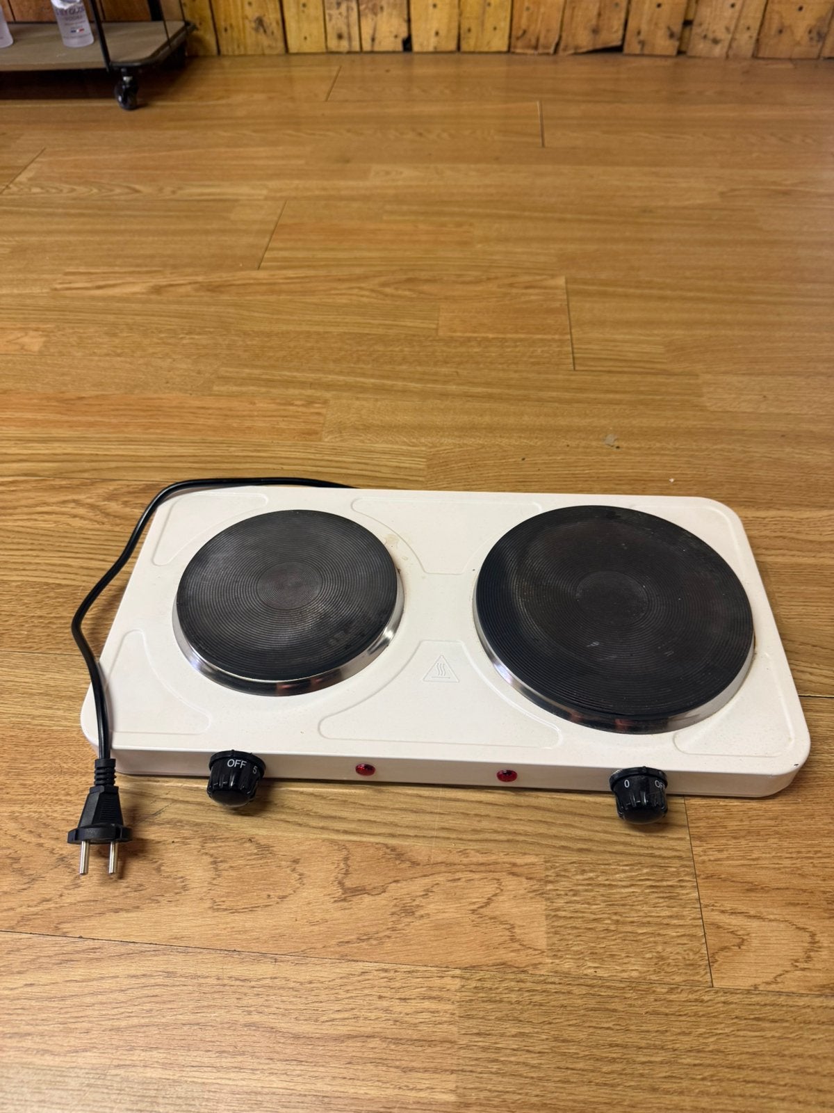 Elektrische kookplaat, Witgoed en Apparatuur, Kookplaten, Gebruikt, 3 kookzones of minder, Ophalen of Verzenden, Vrijstaand