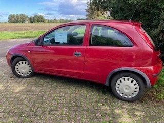 Opel Corsa 1.0 3D 2005 Rood, Auto's, Voorwielaandrijving, Origineel Nederlands, Handgeschakeld, Particulier