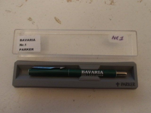 Bavaria pen (1) PARKER, Verzamelen, Biermerken, Ophalen of Verzenden, Nieuw, Overige typen, Bavaria