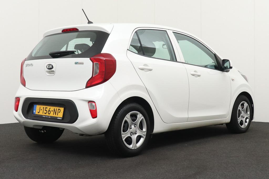 Kia Picanto 1.0 CVVT ComfortLine 5P. Airco Bluetooth Comfort, Voorwielaandrijving, Stof, Gebruikt, Start-stop-systeem