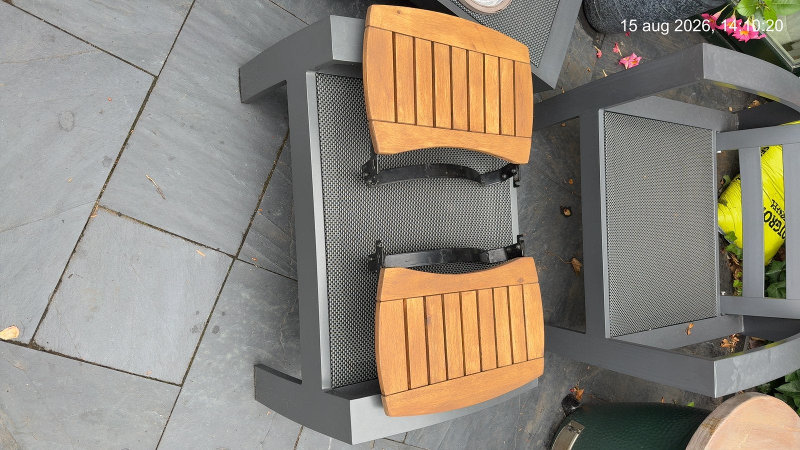 Big Green Egg Acacia Egg Mates Medium, Tuin en Terras, Ophalen, Zo goed als nieuw, Big Green Egg (origineel)