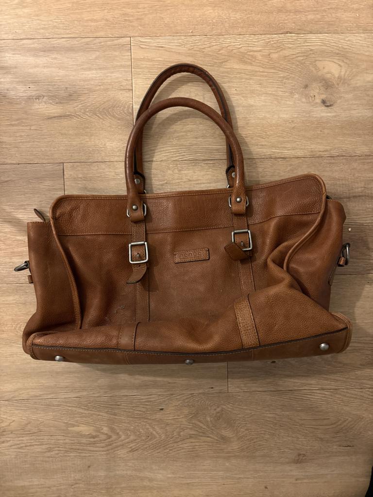 Castelijn & Beerens weekendtas cognac bruin, Ophalen, 40 tot 60 cm, 20 tot 30 cm, Bruin