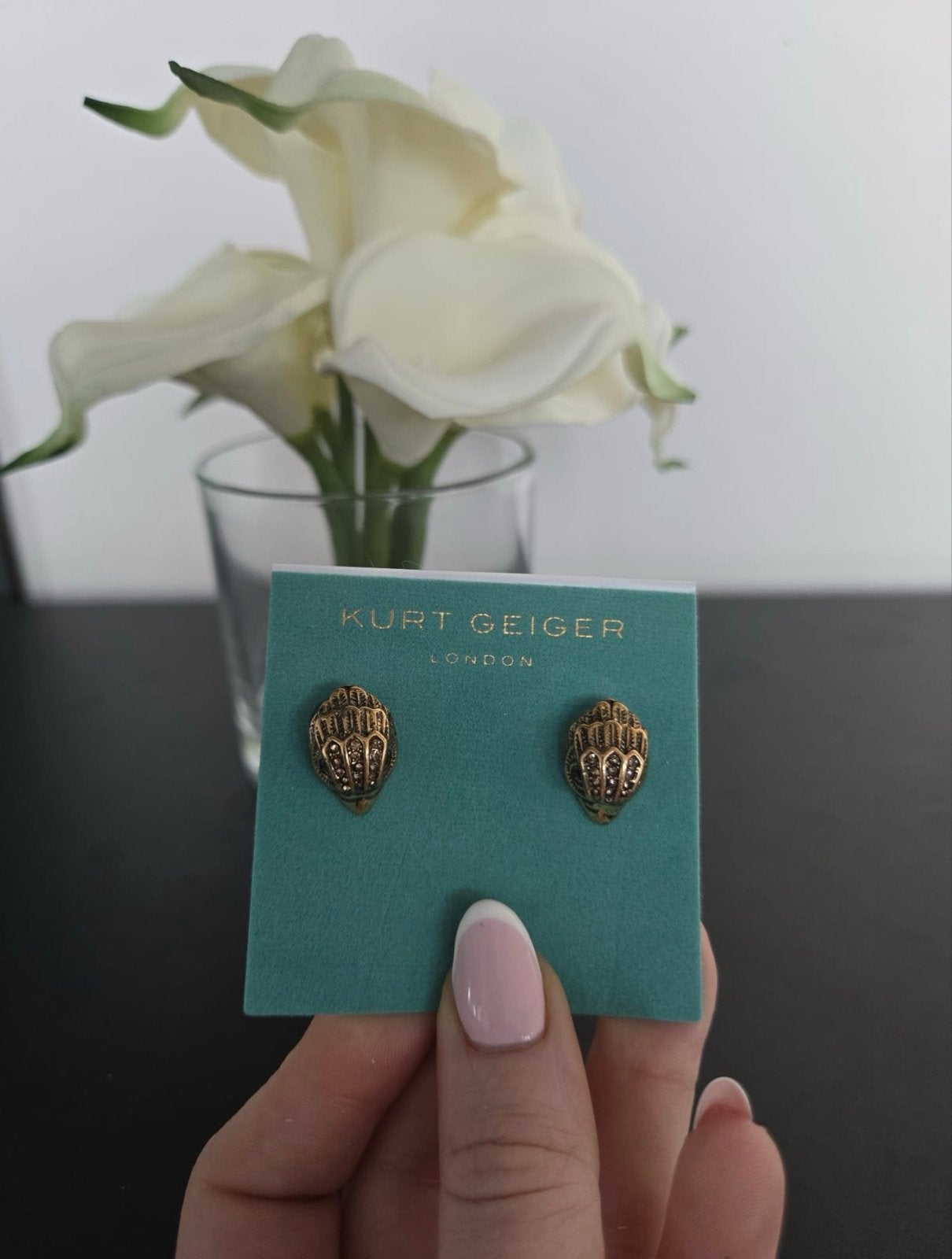 Kurt Geiger London Oorbellen - Nieuw, Ophalen, Overige materialen, Nieuw, Knopjes of Stekers