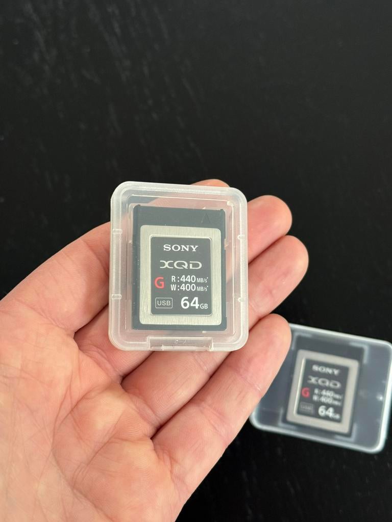 Sony XQD 64 GB 440mb/s, Audio, Tv en Foto, Fotografie | Geheugenkaarten, XQD, Ophalen of Verzenden, Zo goed als nieuw, Fotocamera