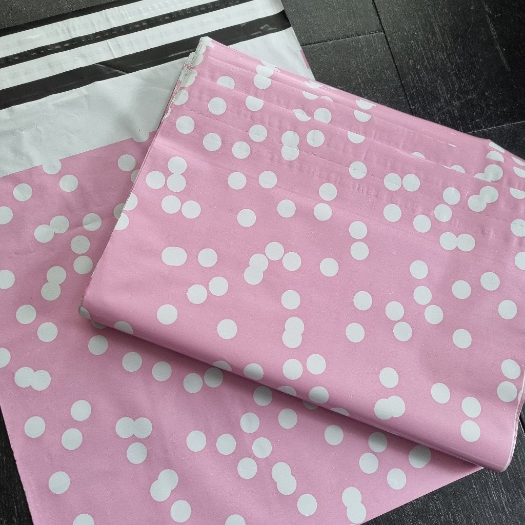 Verzendzakken stippen zakken dots confetti verpakkingen 50st, Verzenden, Nieuw