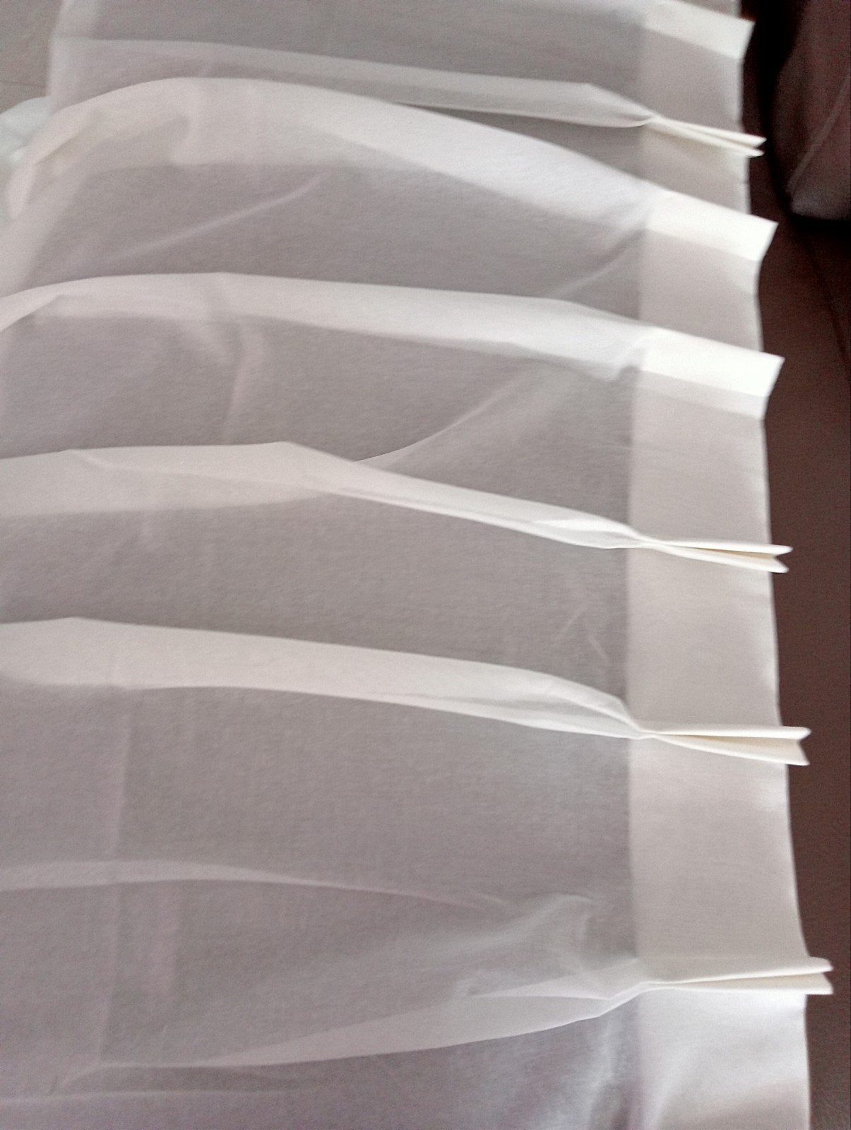 tijdloze elegante vitrages off white, Overige merken, 250 cm, Wit, Nieuw