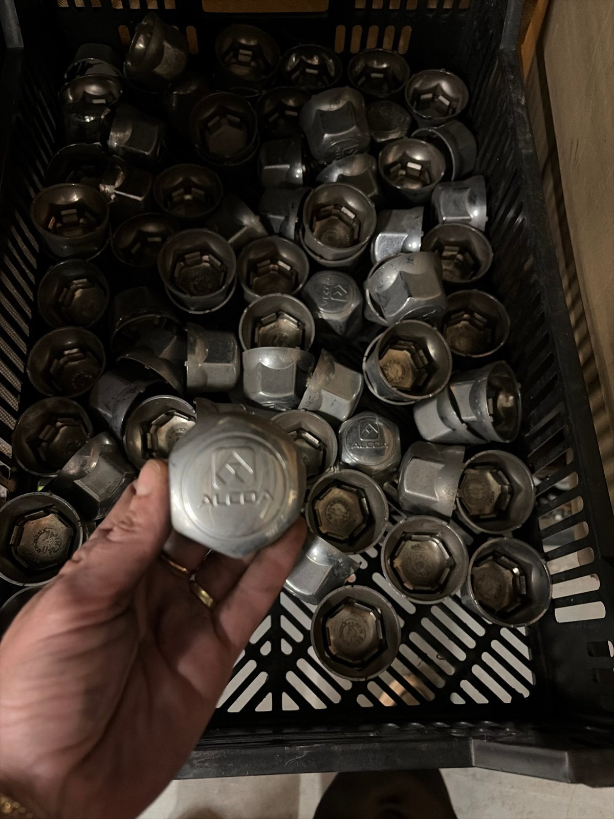 Alcoa wielmoerdoppen 3,3, Ophalen of Verzenden, Gebruikt