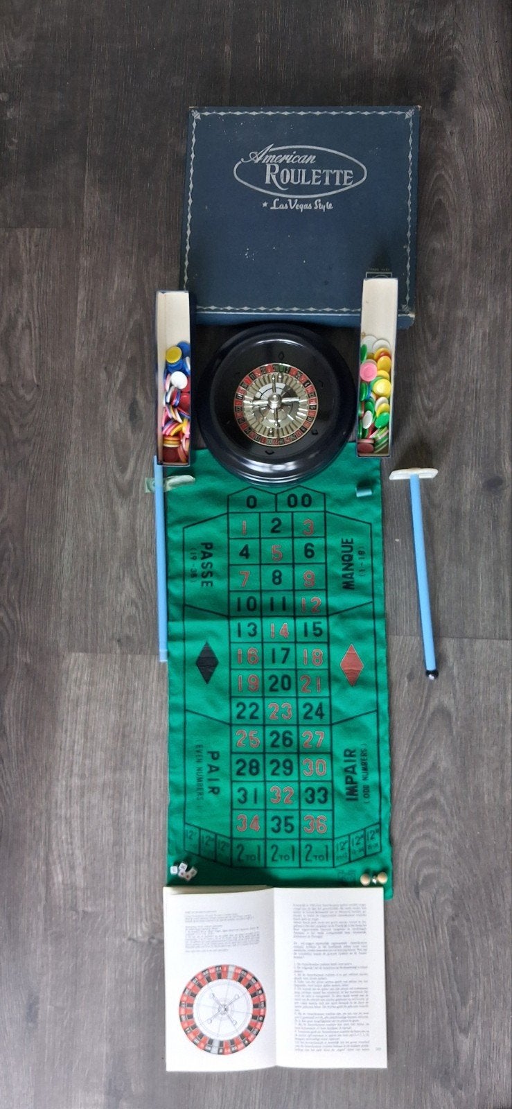 Roulette Las Vegas Style - Dubbel en enkel Nul spel, Hobby en Vrije tijd, Gezelschapsspellen | Bordspellen, Asahi Toys – Las Vegas-stijl roulette (ATC handelsmerk)