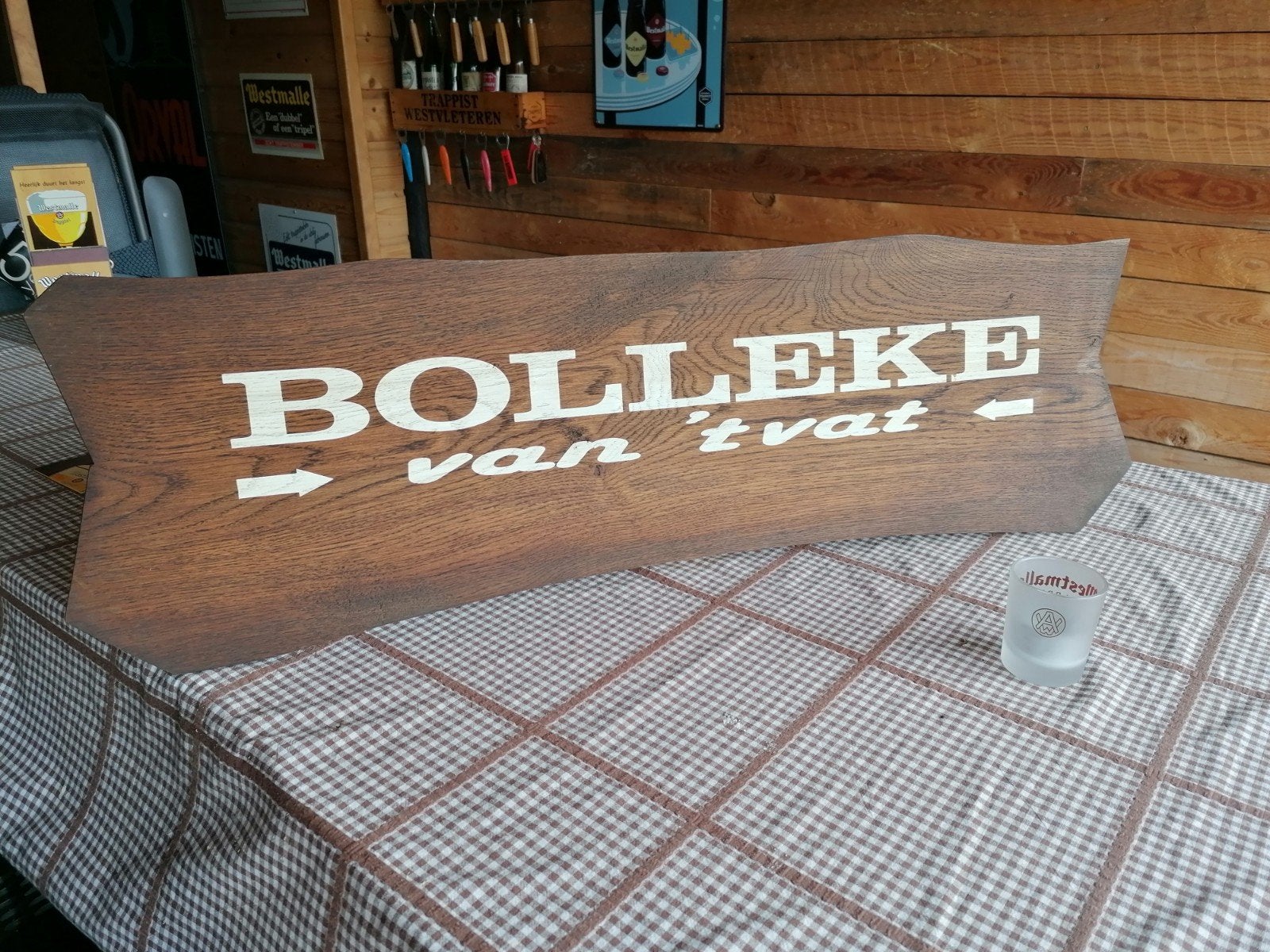 Oud reklamebord Bolleke De Koninck., Ophalen of Verzenden, Overige merken