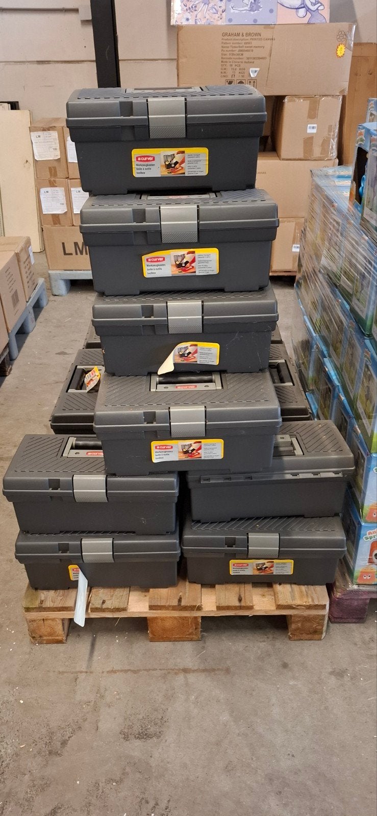 Partij 30 sruksCurver Werkzeugkasten Toolbox -, Diversen, Ophalen, Made in Holland (adres onbekend), Info@curver.com, Curver