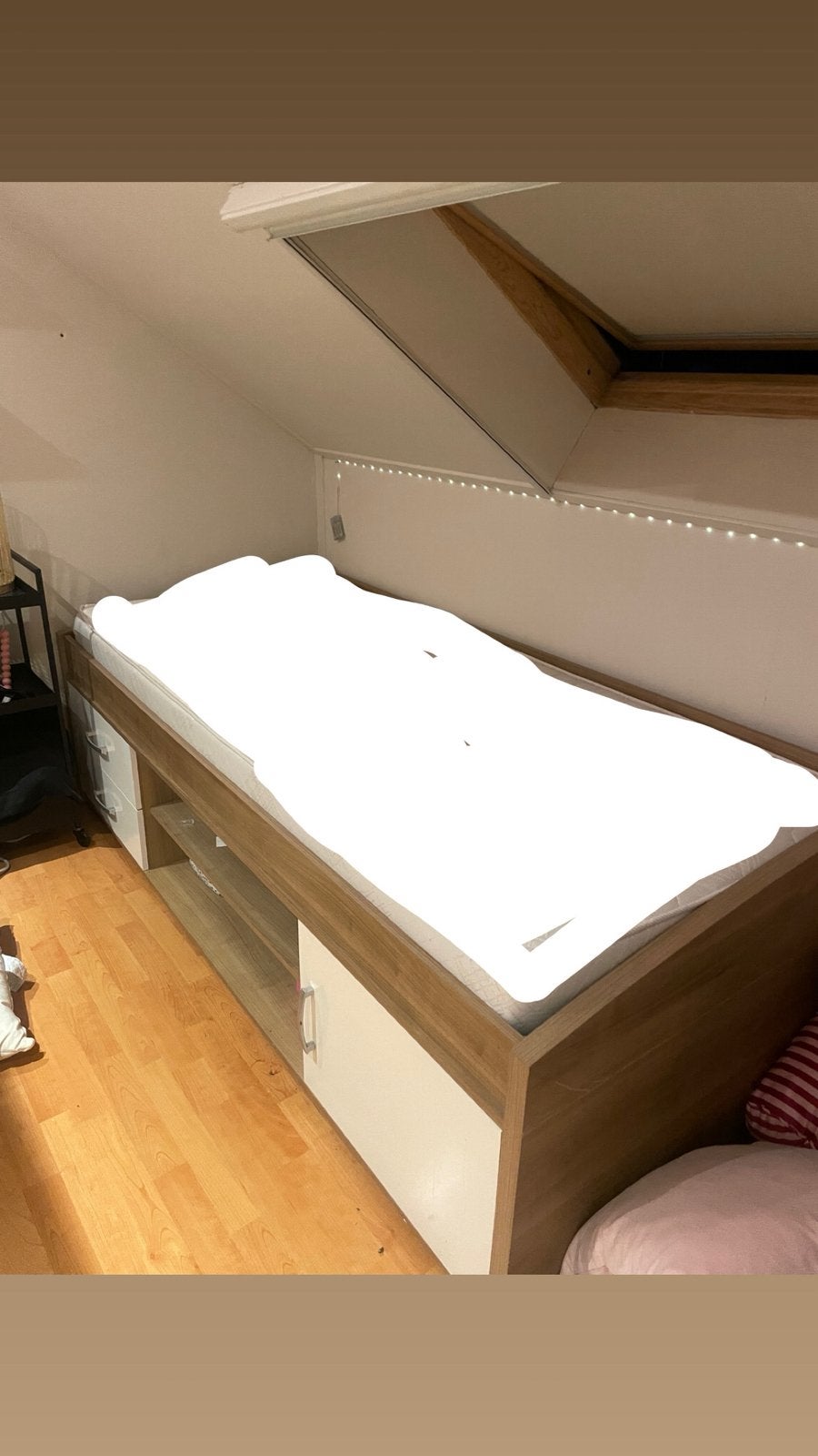 Een persoondbed, Huis en Inrichting, Slaapkamer | Complete slaapkamers, Ophalen, Gebruikt, Eenpersoons