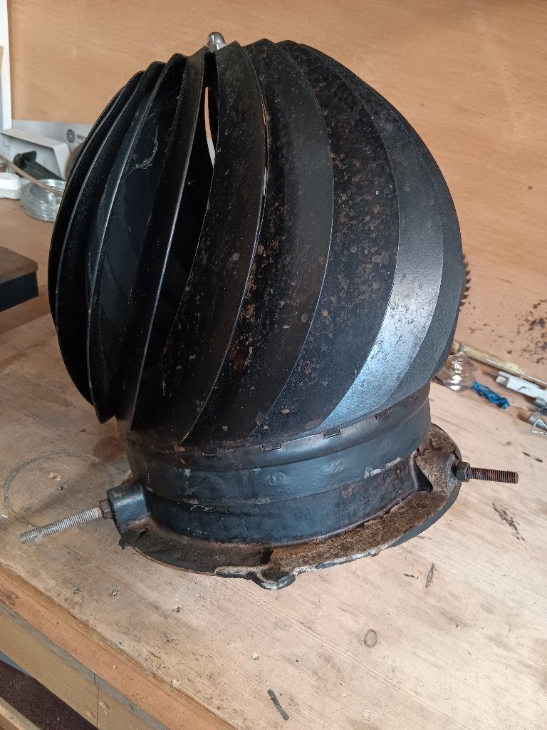 Schoorsteen roterende trekkap, Doe-het-zelf en Verbouw, Ophalen, Gebruikt, Ventilator en Afzuiger