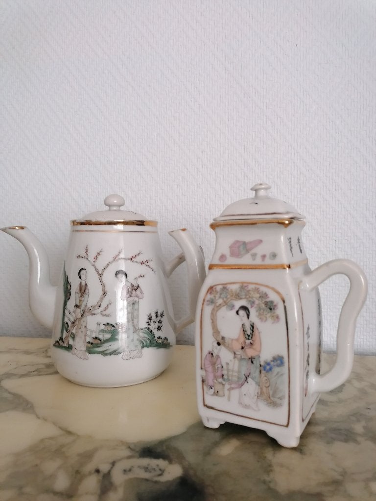 2 antiek chinese porcelein potten, Ophalen