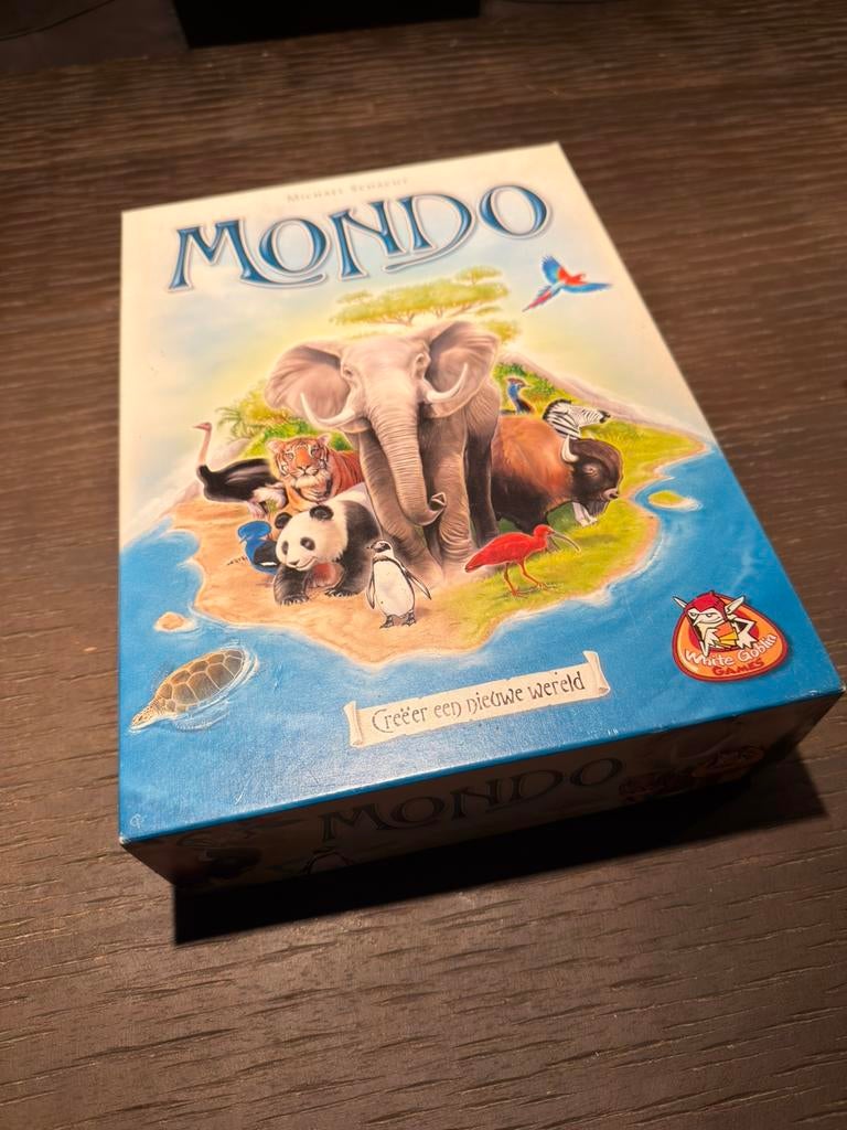 Mondo bordspel als nieuw compleet, Ophalen of Verzenden, Zo goed als nieuw
