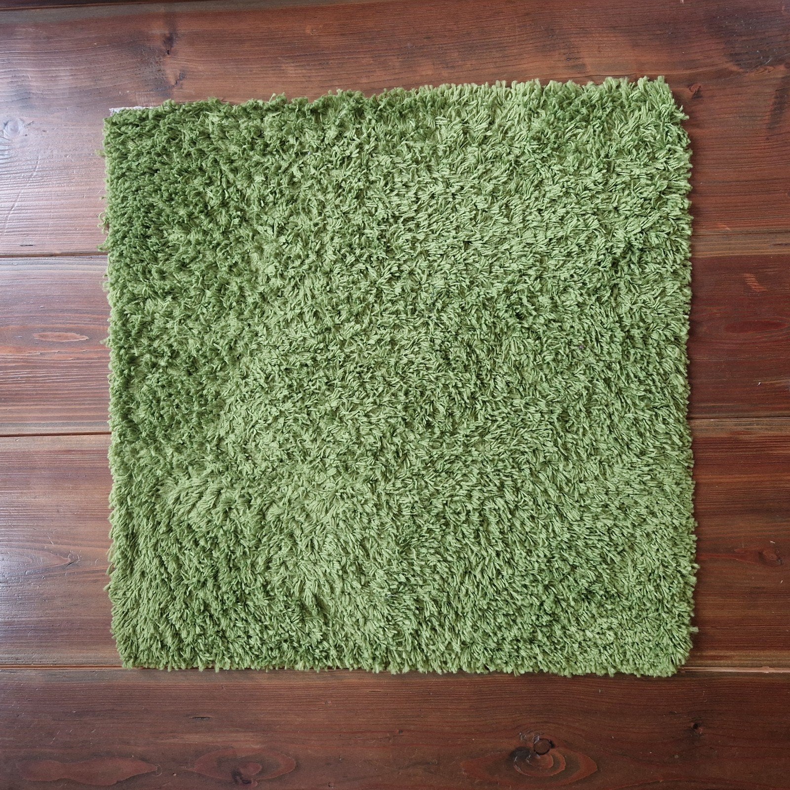 groen vloerkleed 80x80cm, Gebruikt, 50 tot 100 cm, Vierkant, Groen