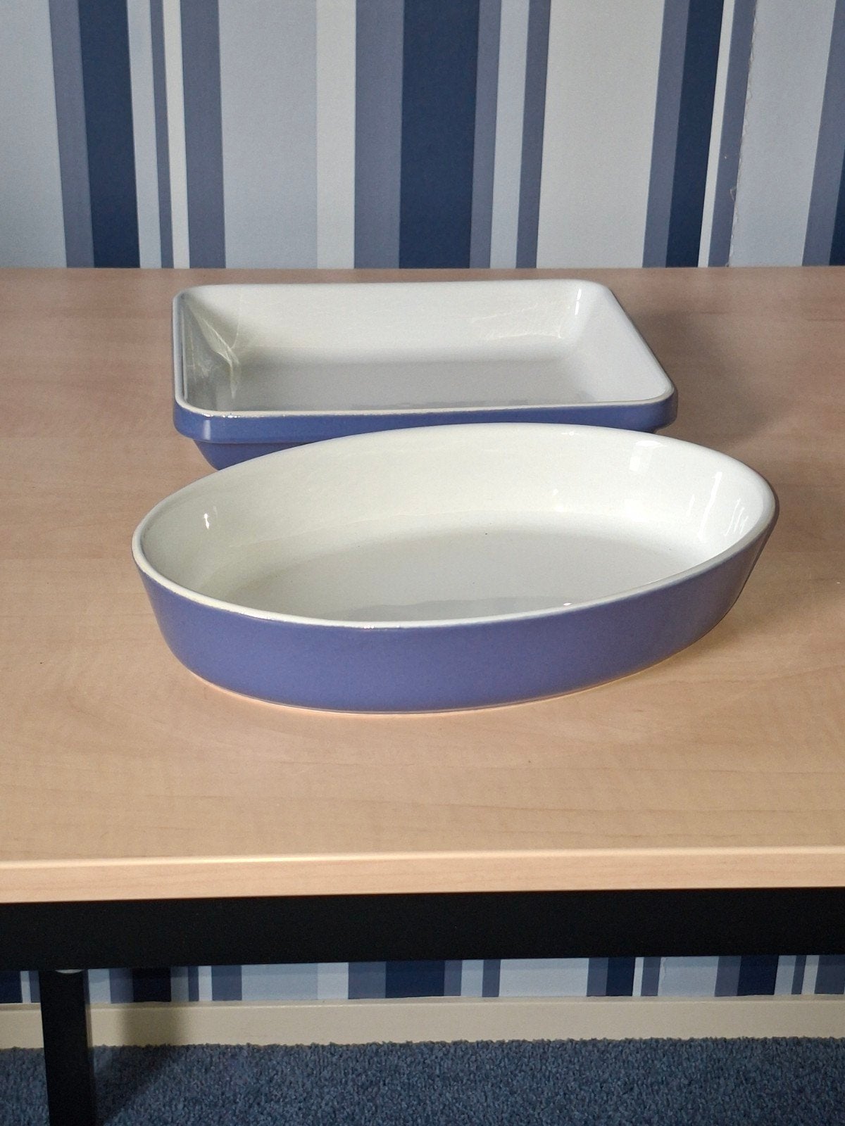 Emile Henry Ovenschalen Set - Ovale en Rechthoekige Schaal, Ophalen of Verzenden, Nieuw, Ovaal, Porselein of Keramiek