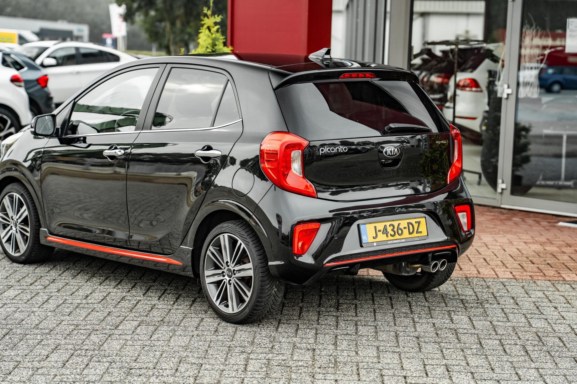 Kia Picanto 1.0 T-GDI GT-Line | Leder | Cruise | Camera | NA, Auto's, Voorwielaandrijving, 101 pk, Gebruikt, 920 kg
