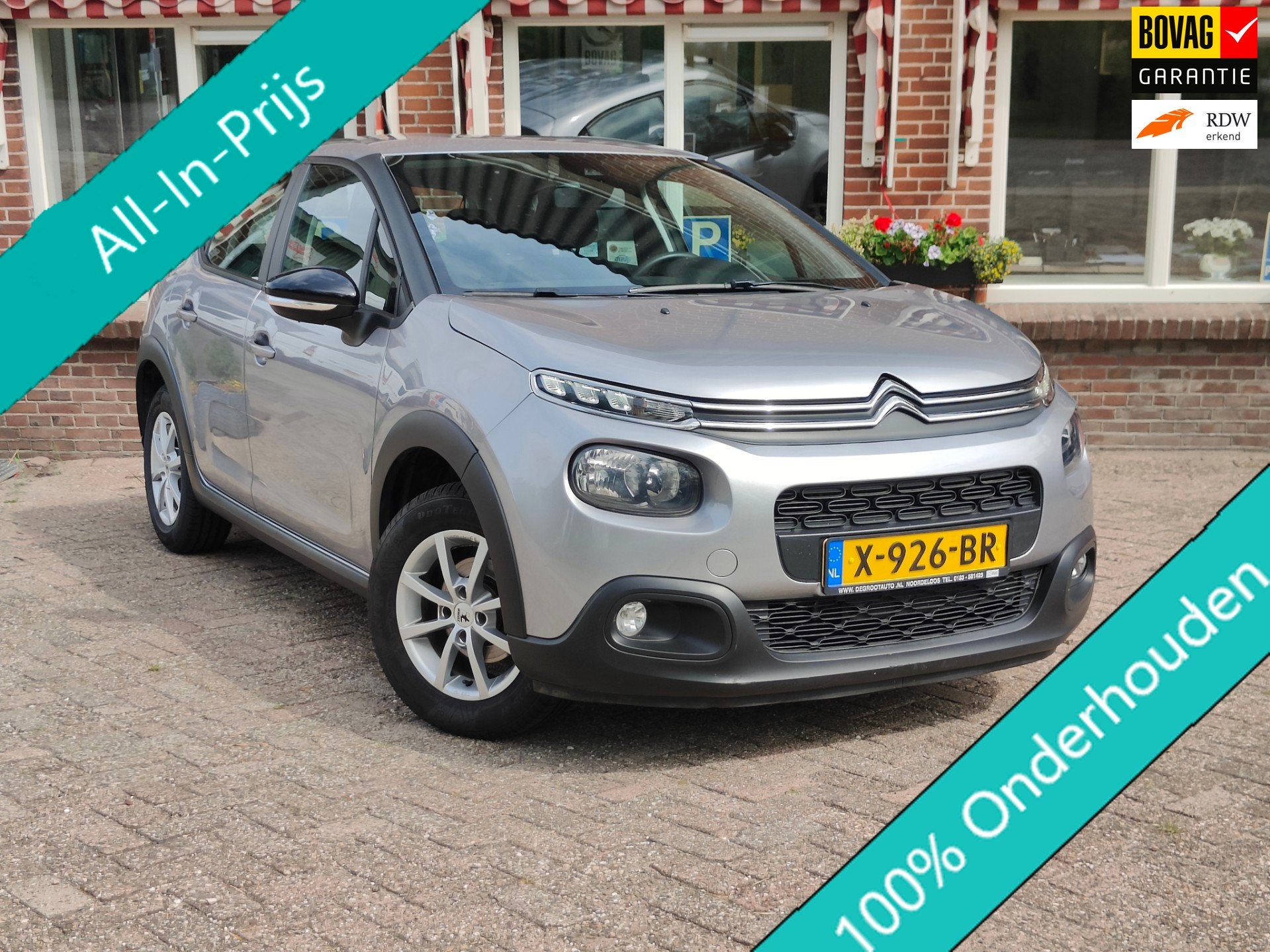 Citroen C3 1.2 PureTech S&S Live Cruise pdc Airco LMV - RIJK, Auto's, Citroën, 12 maanden, 1199 cc, 450 kg, 68 pk