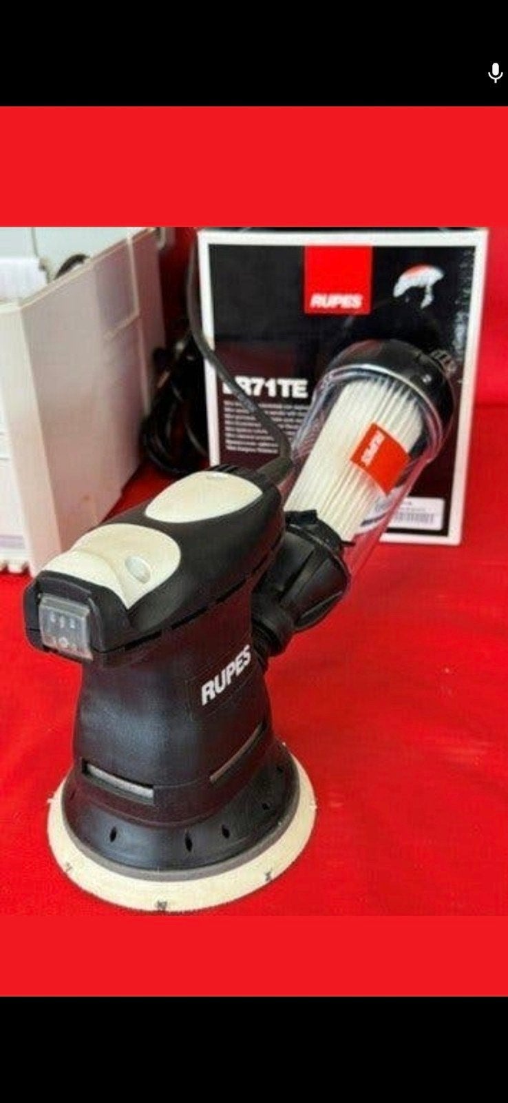 Nieuwe Rupes LR71TE Excentrische Schuurmachine - Professione, Doe-het-zelf en Verbouw, Gereedschap | Schuurmachines, Ophalen of Verzenden