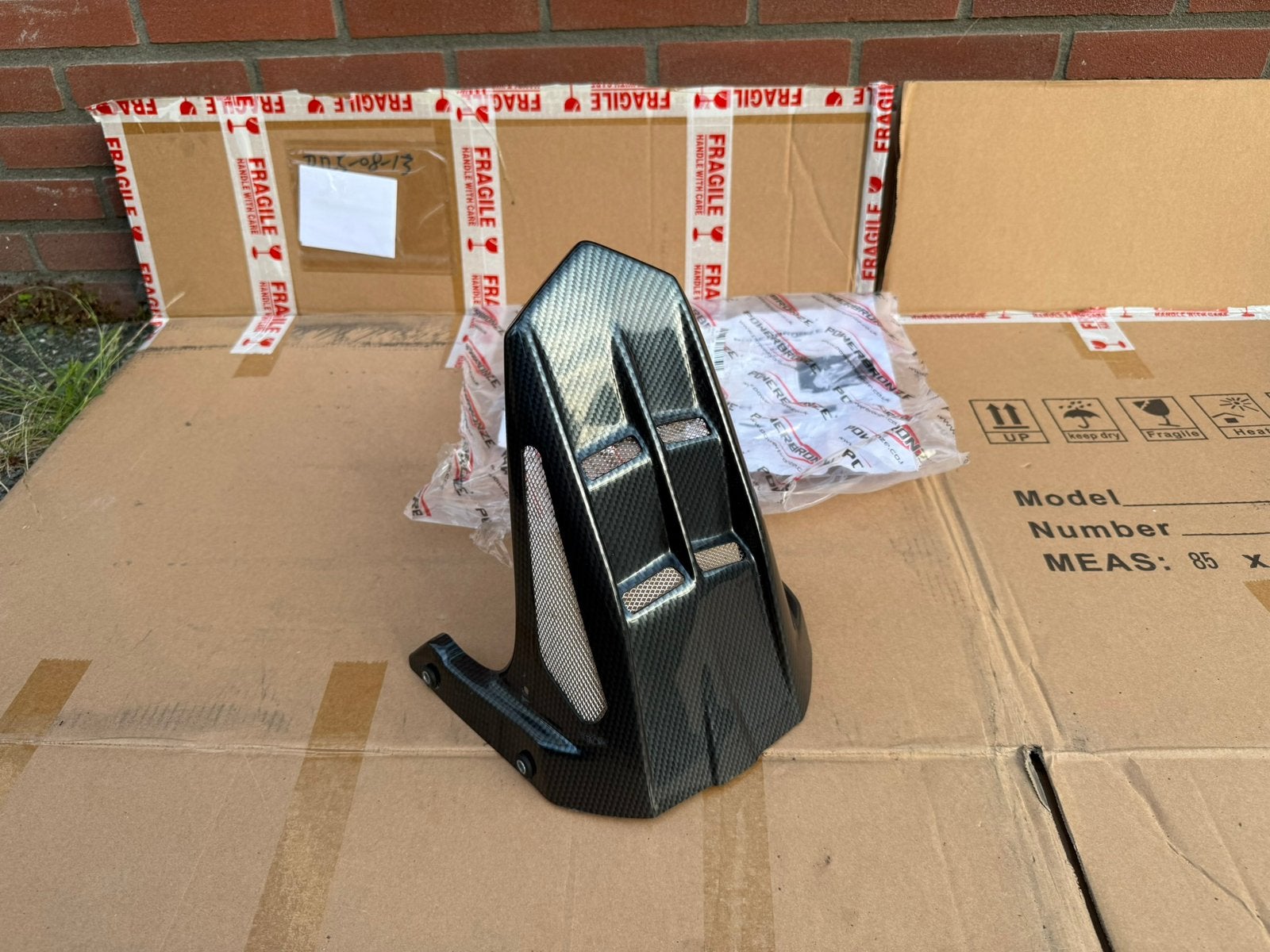 Carbon Spatbord Achter Hugger Yamaha YZF R125, Ophalen of Verzenden