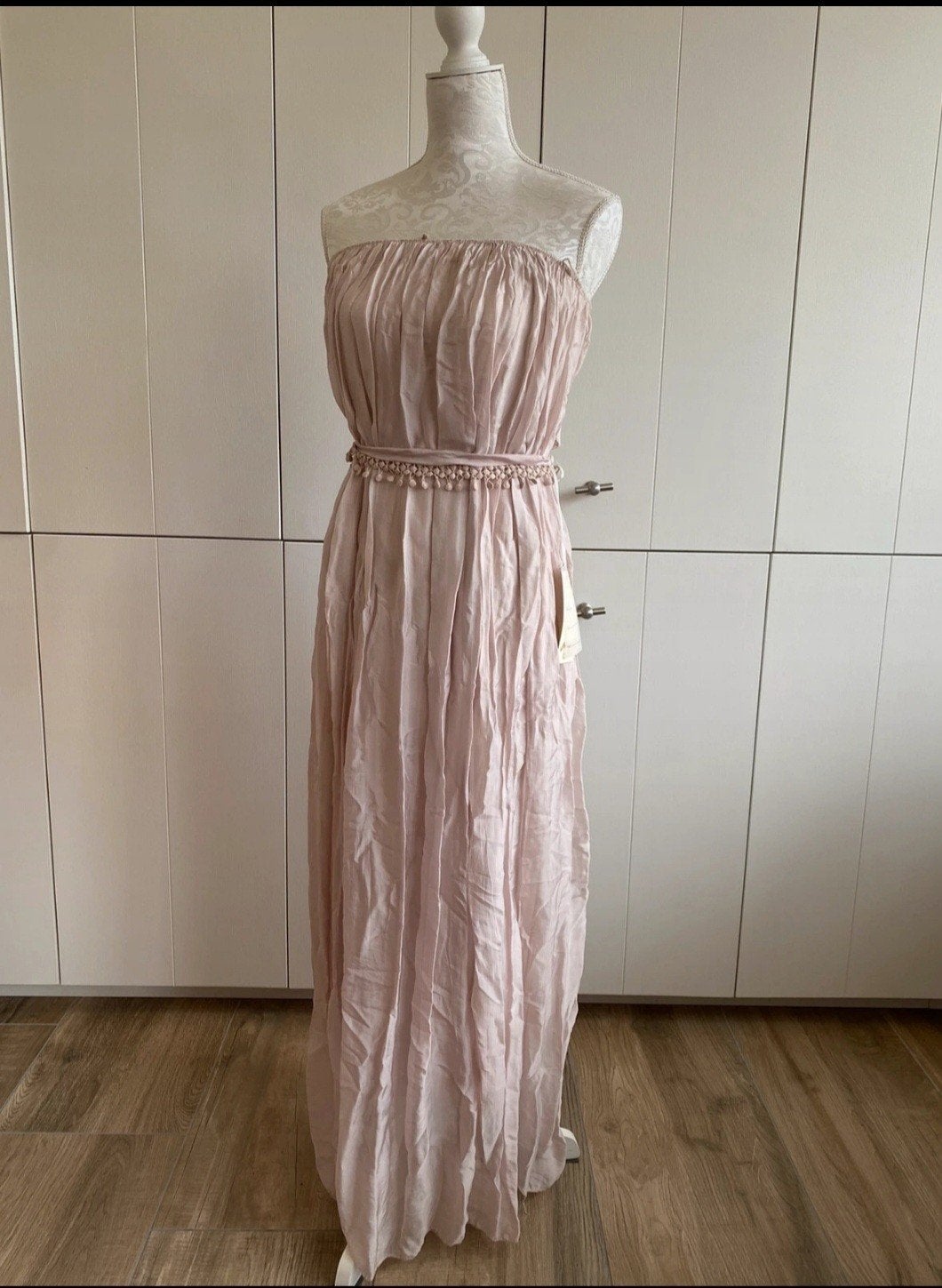 Oud roze Italiaanse jurk maat M., Maat 38/40 (M), M&G, Nieuw, Ophalen of Verzenden