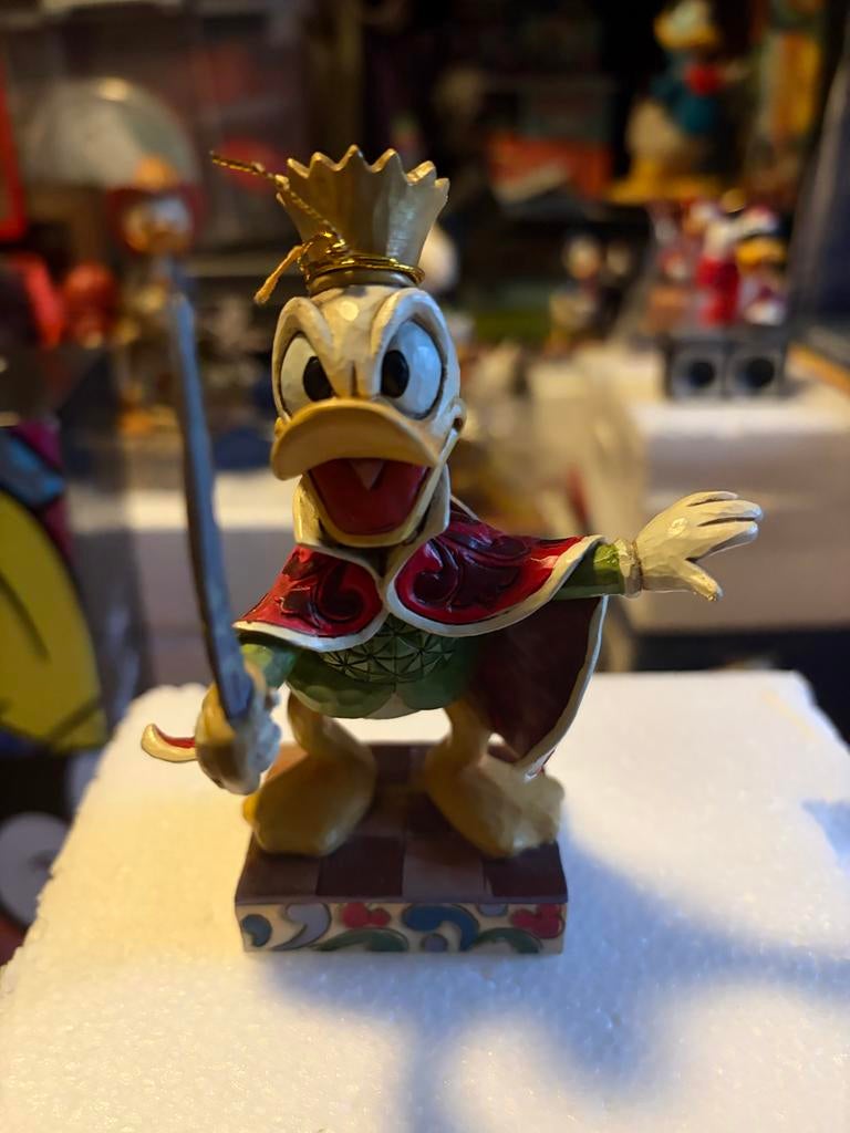 Disney Traditions Donald Duck als Muizenkoning Beeldje, Ophalen, Donald Duck, Zo goed als nieuw, Beeldje of Figuurtje
