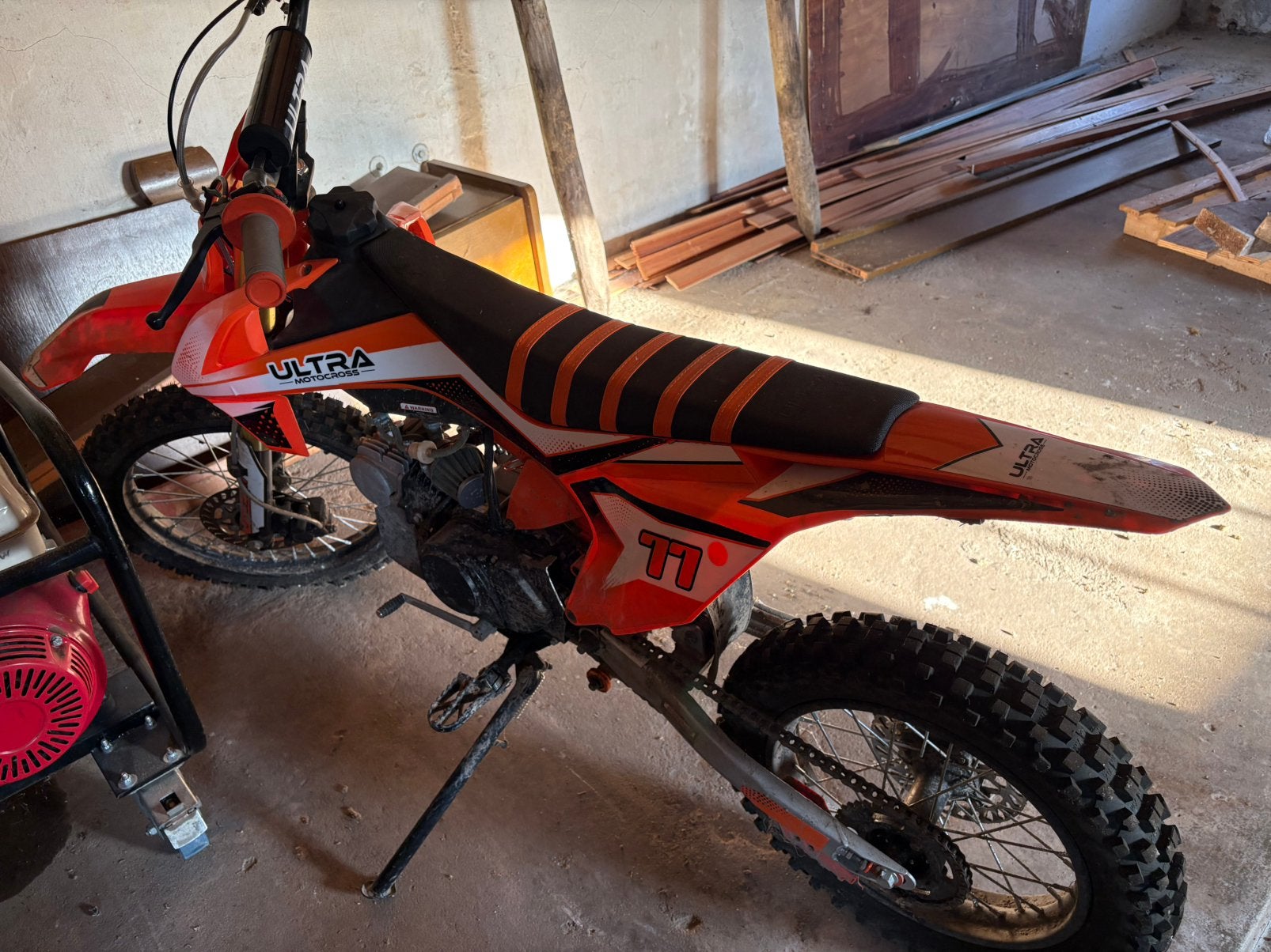 Pitbike ultra 110cc, Ophalen, Zo goed als nieuw, Overige merken