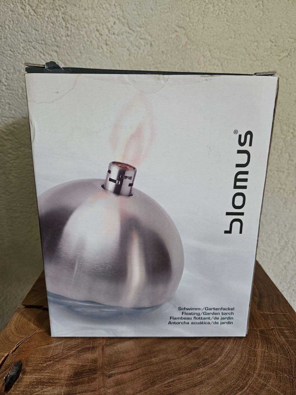 Blomus BOLA Tuinfakkel RVS - Nieuw in doos, Ophalen of Verzenden, Nieuw