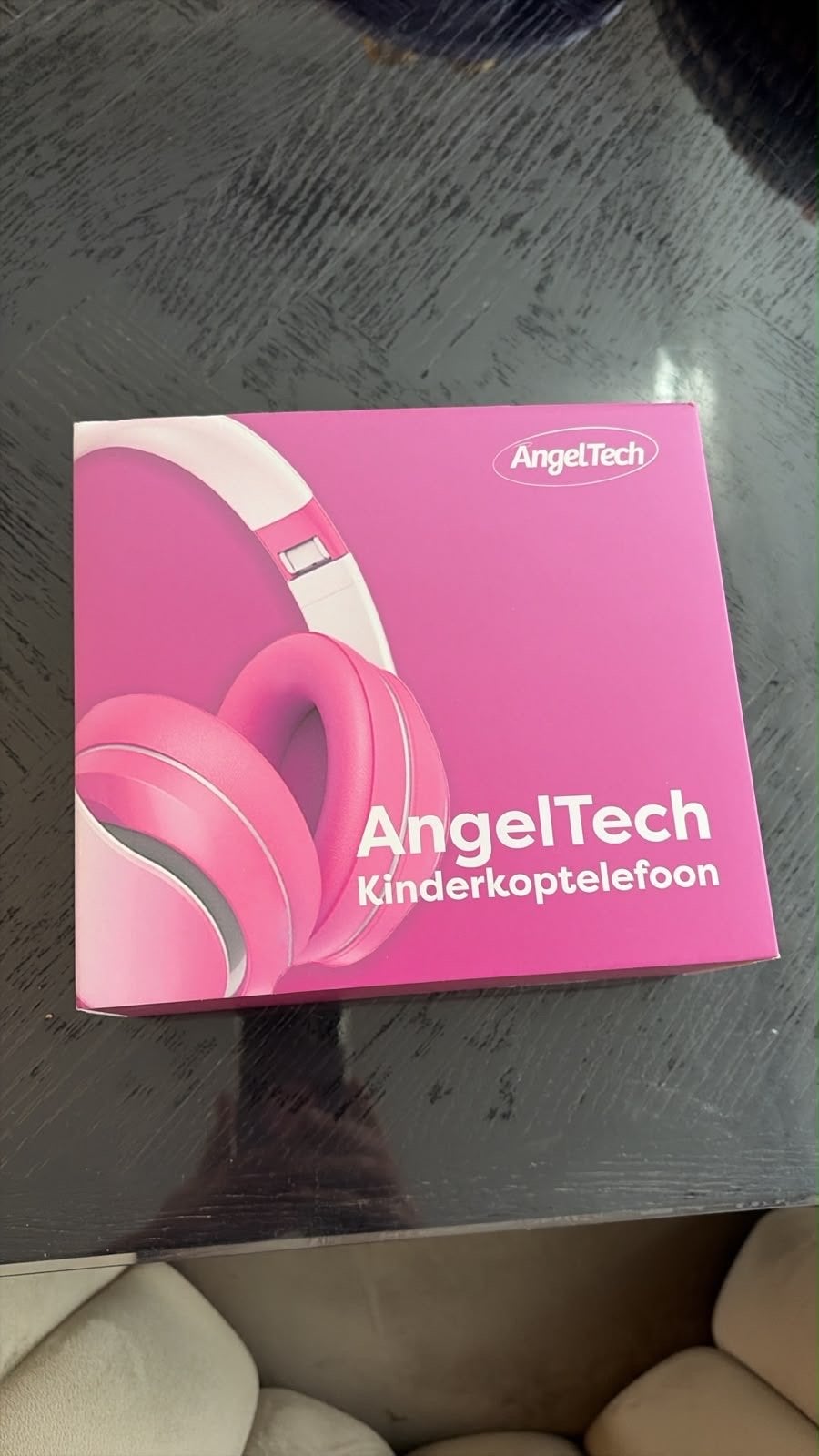 AngelTech Kinderkoptelefoon - Roze Over-ear met 80dB begrenz