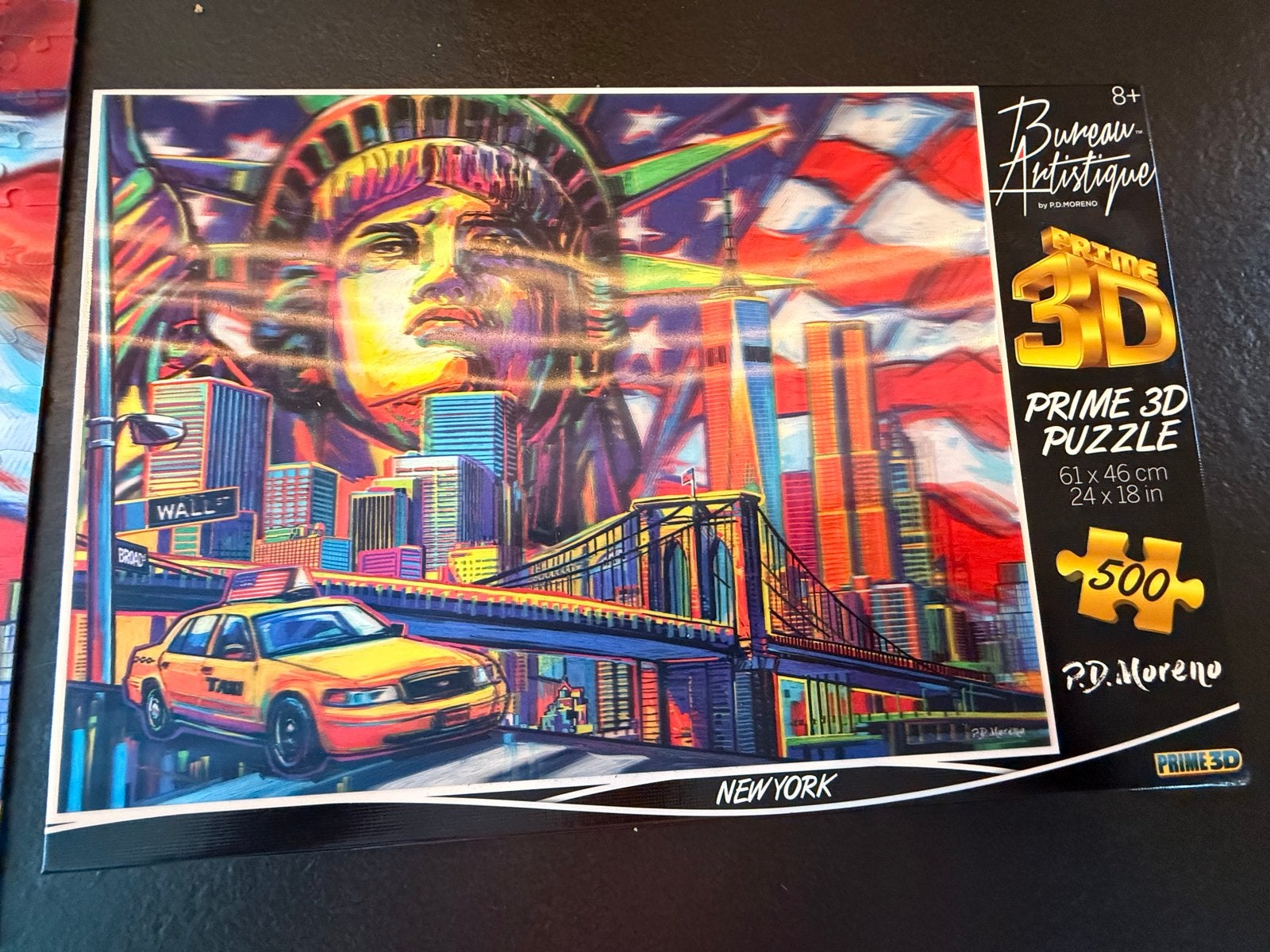 3D Prime Puzzel New York 500 stukjes - P.D. Moreno, Ophalen of Verzenden, 500 t/m 1500 stukjes, Zo goed als nieuw, Rubik's of 3D-puzzel