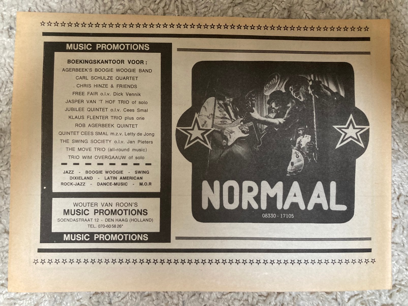 NORMAAL A4 advertentie, Ophalen of Verzenden, Zo goed als nieuw