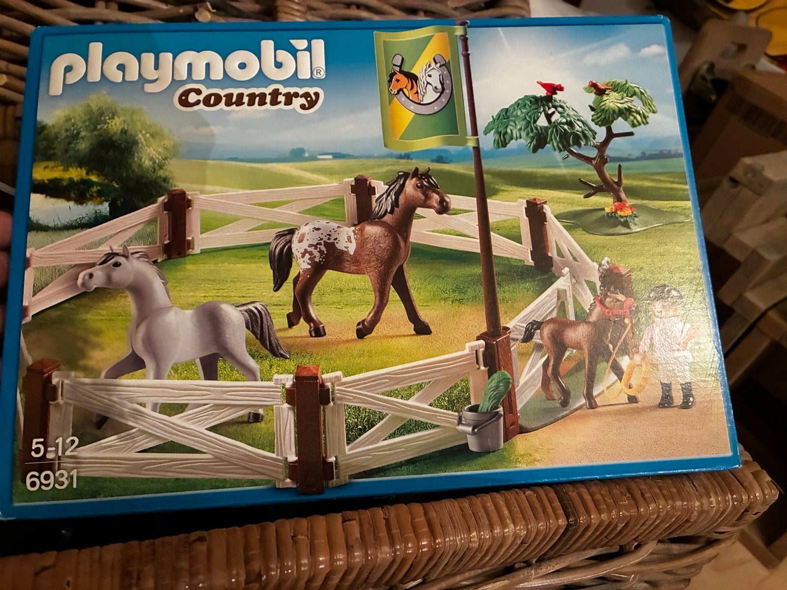 Playmobil Country 6931 Paardenwei met omheining, Complete set, Overige typen, Ophalen of Verzenden, Zo goed als nieuw