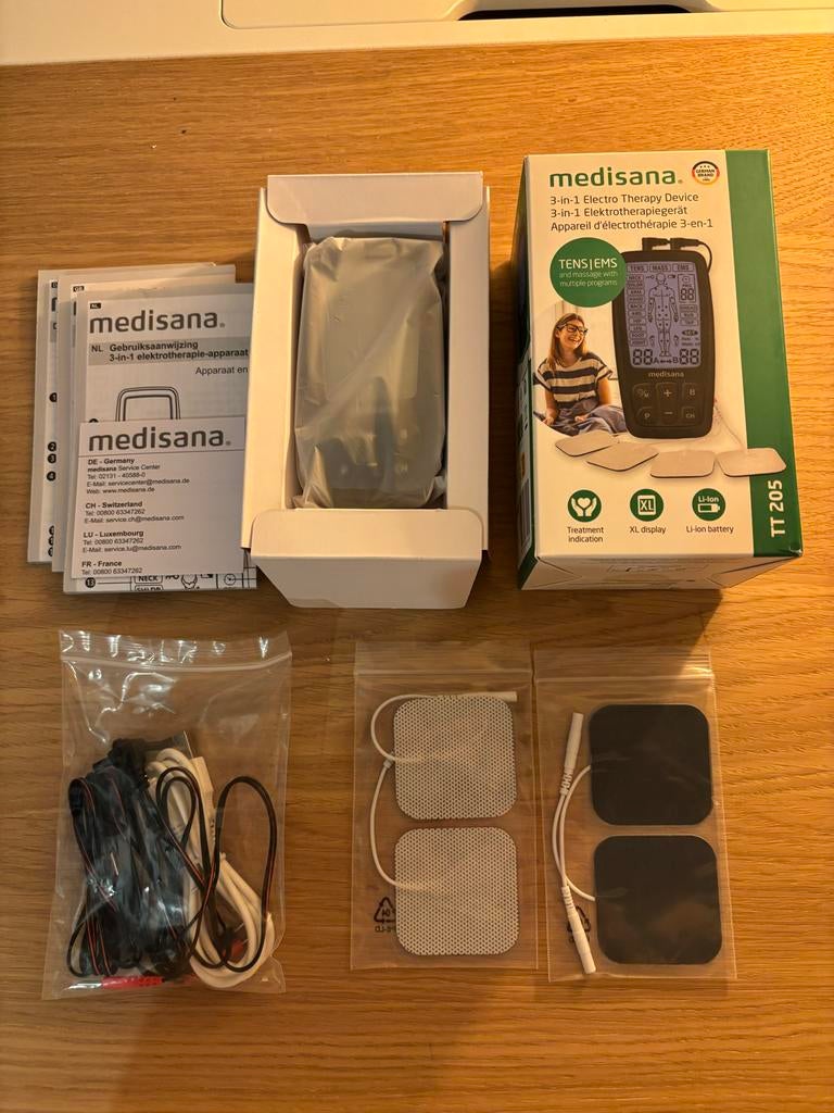 Medisana TT 205 TENS/EMS apparaat, Ophalen of Verzenden, Nieuw, Lichaamsverzorging