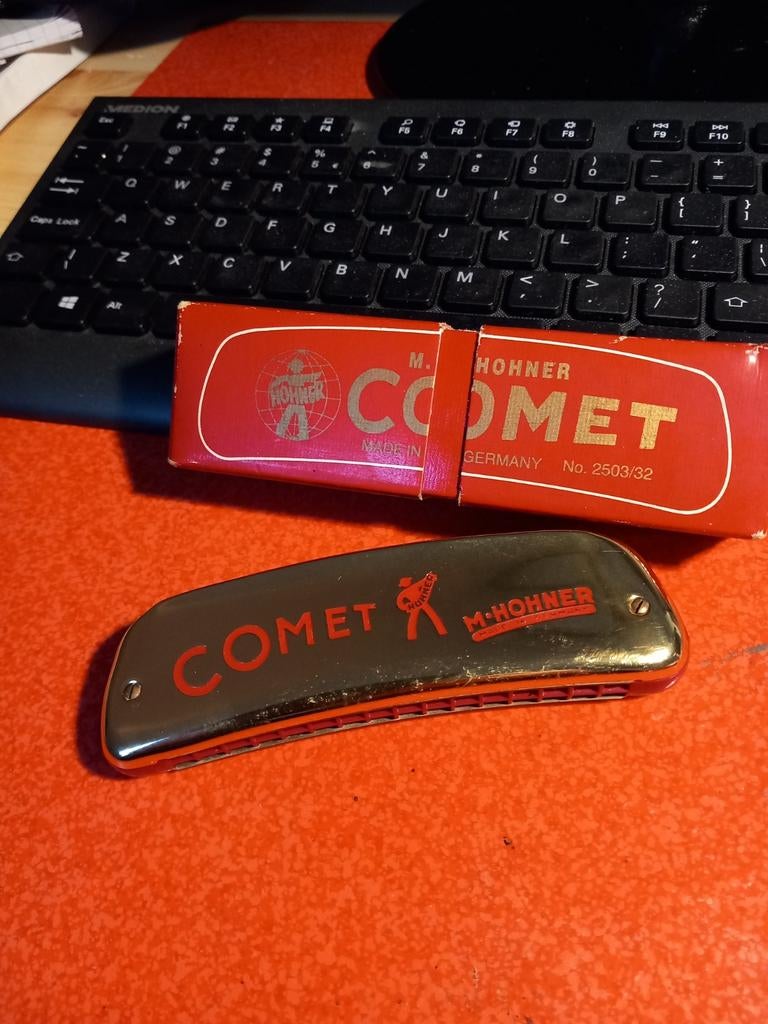 M. Hohner Comet Mondharmonica (Made in Germany), Muziek en Instrumenten, Blaasinstrumenten | Mondharmonica's, Ophalen of Verzenden