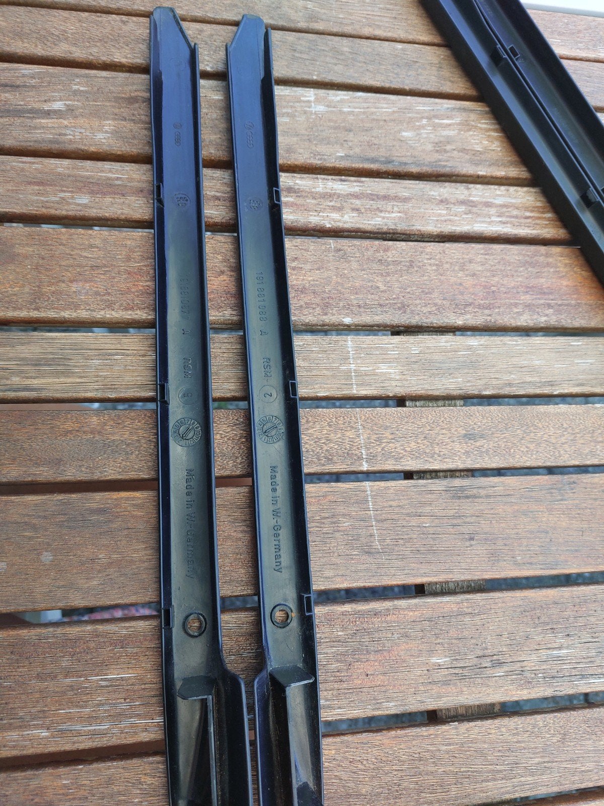 Originele VW stoelrailafdekking - Set van 2, Auto-onderdelen, Interieur en Bekleding, Ophalen of Verzenden, Audi