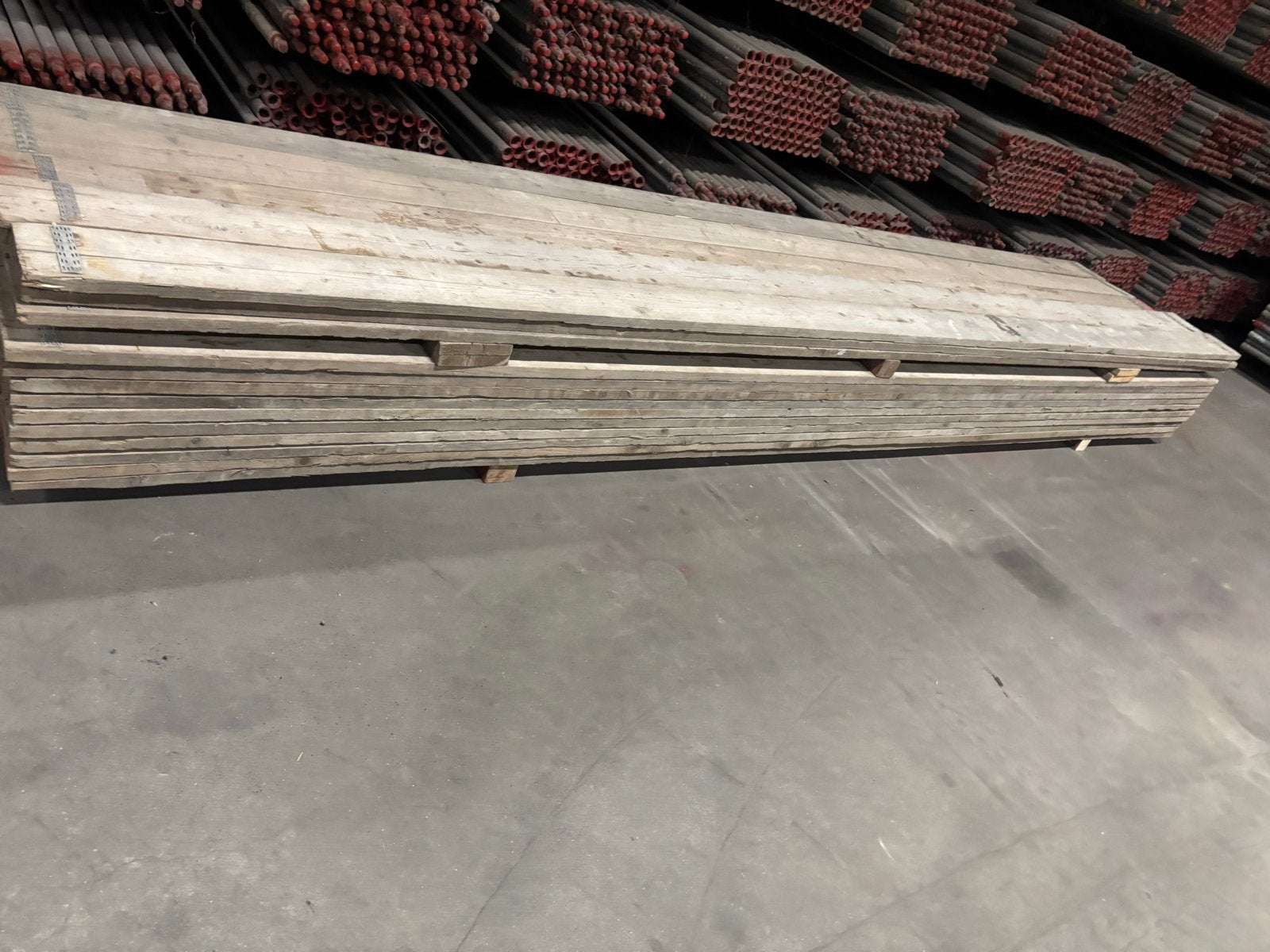 Steigerplanken - Diverse lengtes en diktes beschikbaar, Doe-het-zelf en Verbouw, Ophalen, Gebruikt, 25 tot 50 mm, Plank