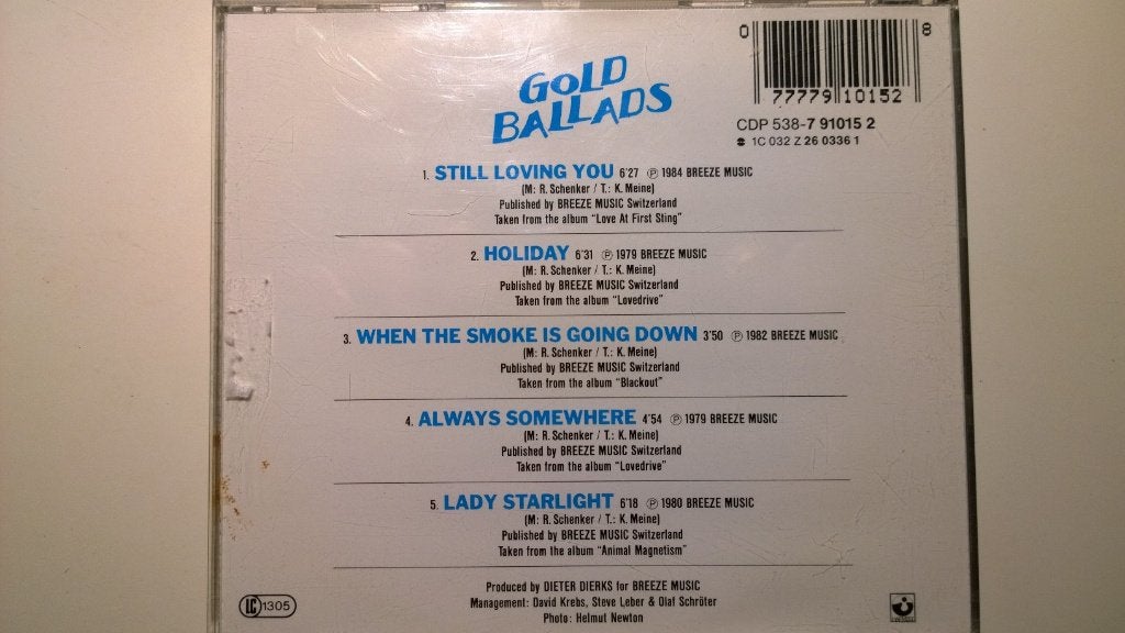 Scorpions - Gold Ballads, Ophalen of Verzenden, Zo goed als nieuw