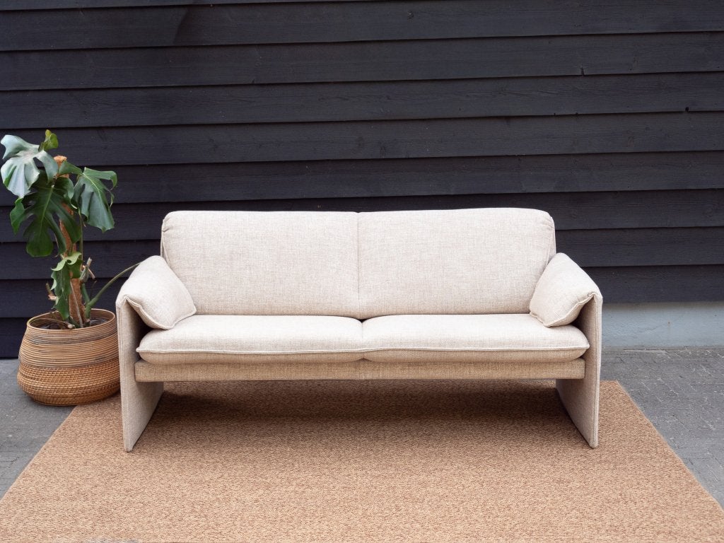 Leolux Bora Bora | 2 zits Design bank | beige wol stof, Leolux, Info@leolux.nl, Tweepersoons, 75 tot 100 cm