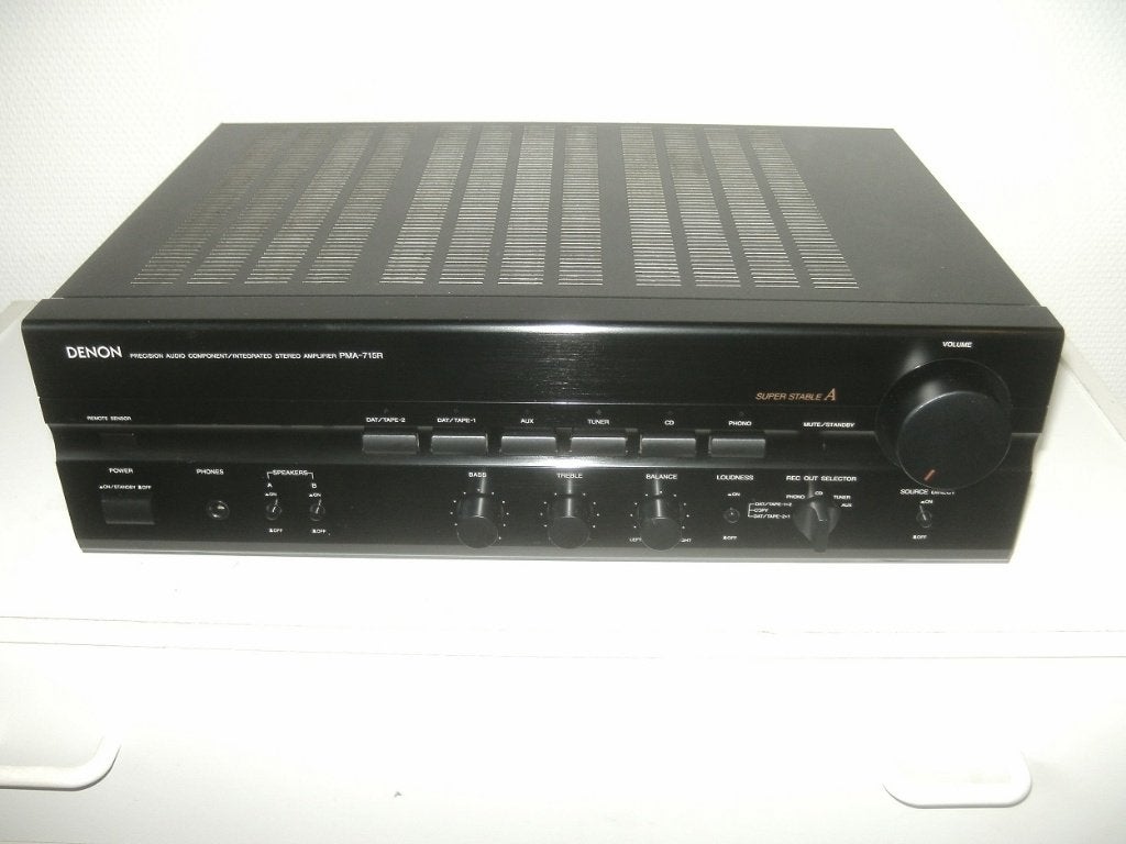 Denon versterker type PMA-715R, Ophalen, Stereo, 60 tot 120 watt, Denon