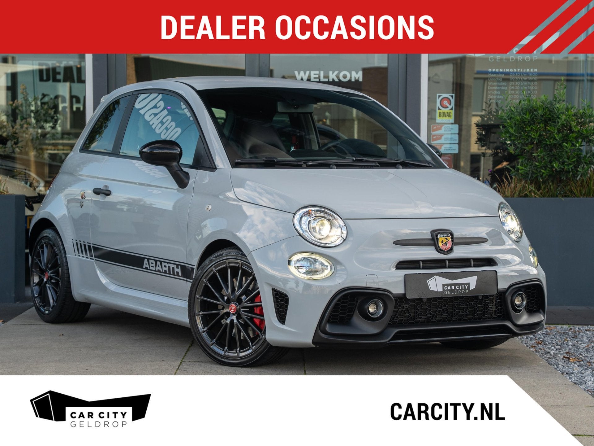 Abarth 595 Esseesse 1.4 T-Jet 180PK | Akrapovic |Xenon | Car, Auto's, Dealer onderhouden, 15 km/l, Gebruikt, Zwart
