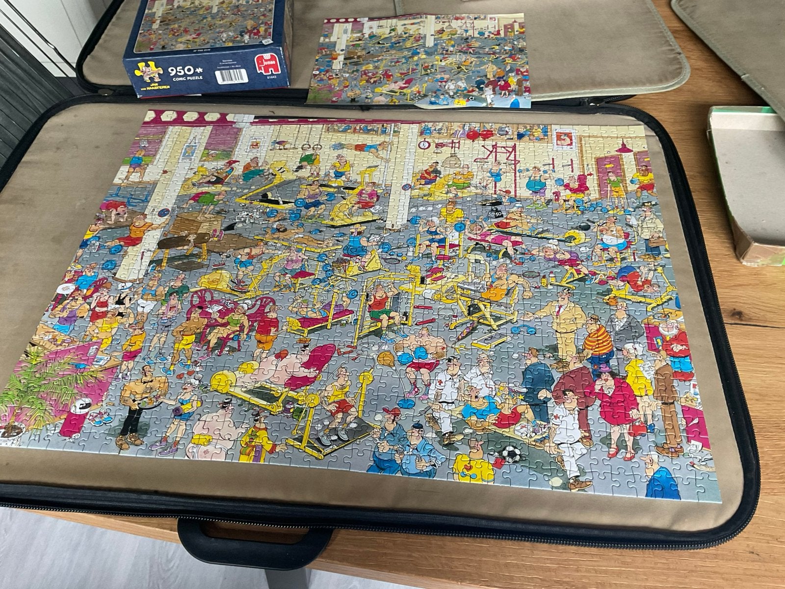 Tkoop jan van haasteren, Hobby en Vrije tijd, Denksport en Puzzels, Ophalen, 500 t/m 1500 stukjes, Gebruikt, Legpuzzel