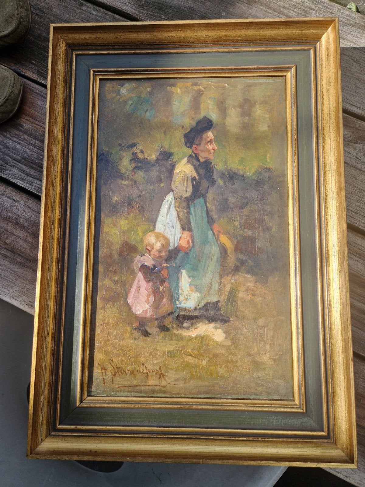 J.F.Sterre de Jong schilderij, Ophalen