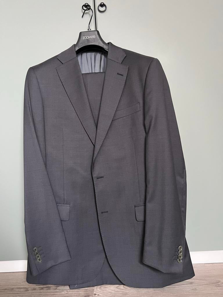 Stanley & Morgan trouwpak, grijs anthraciet, maat 106, Kleding | Heren, Ophalen, Zo goed als nieuw, Overige maten, Grijs