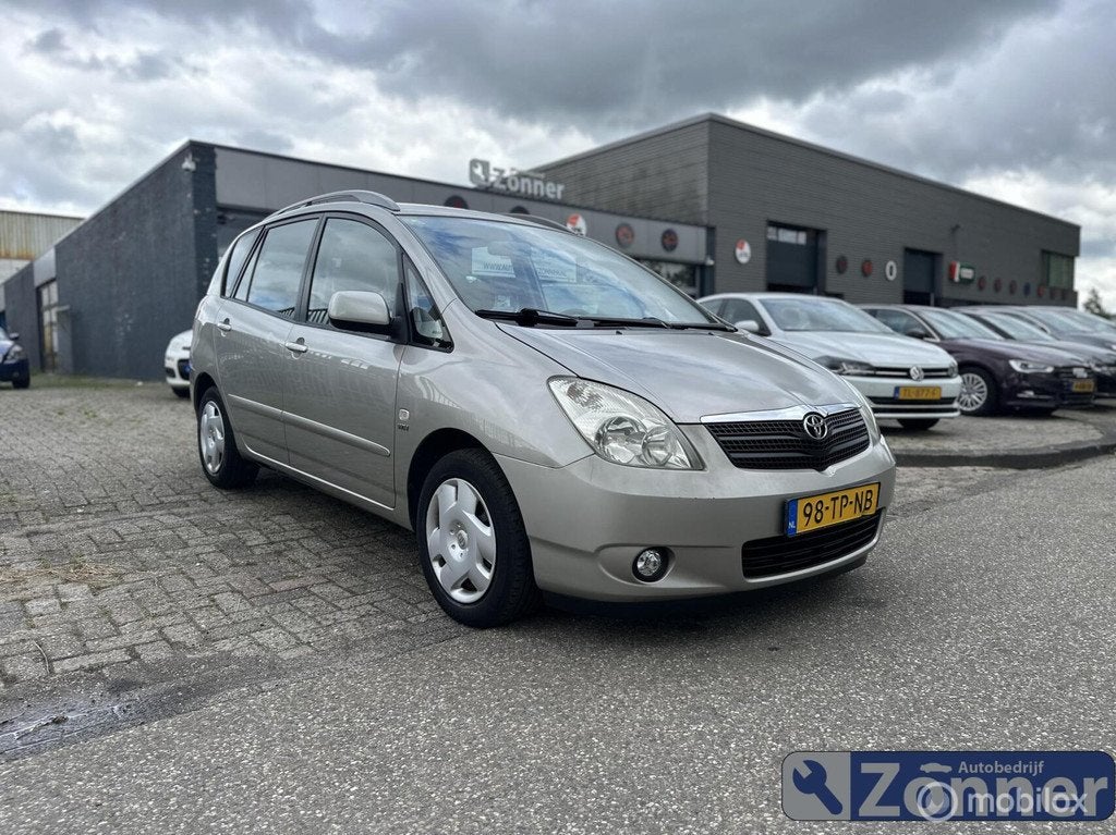 Toyota Corolla Verso 1.6 VVT-i Linea Sol, Auto's, Voorwielaandrijving, 450 kg, Gebruikt, 4 cilinders